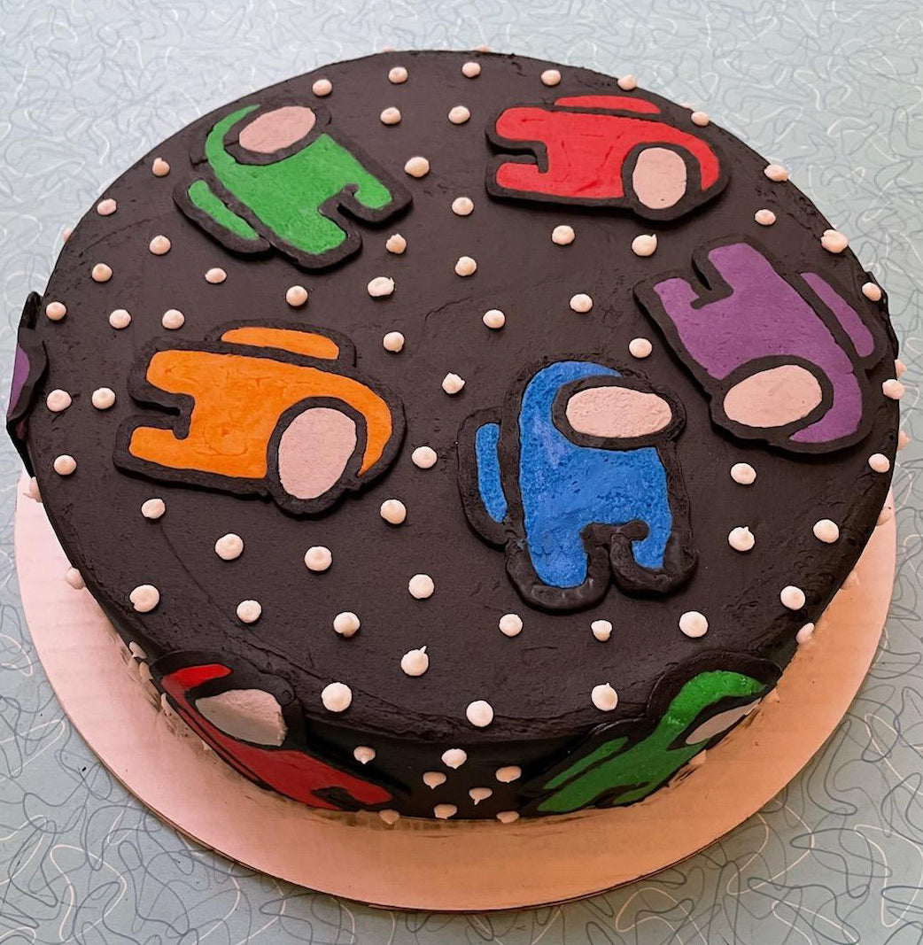 Hand-Drawn Cake