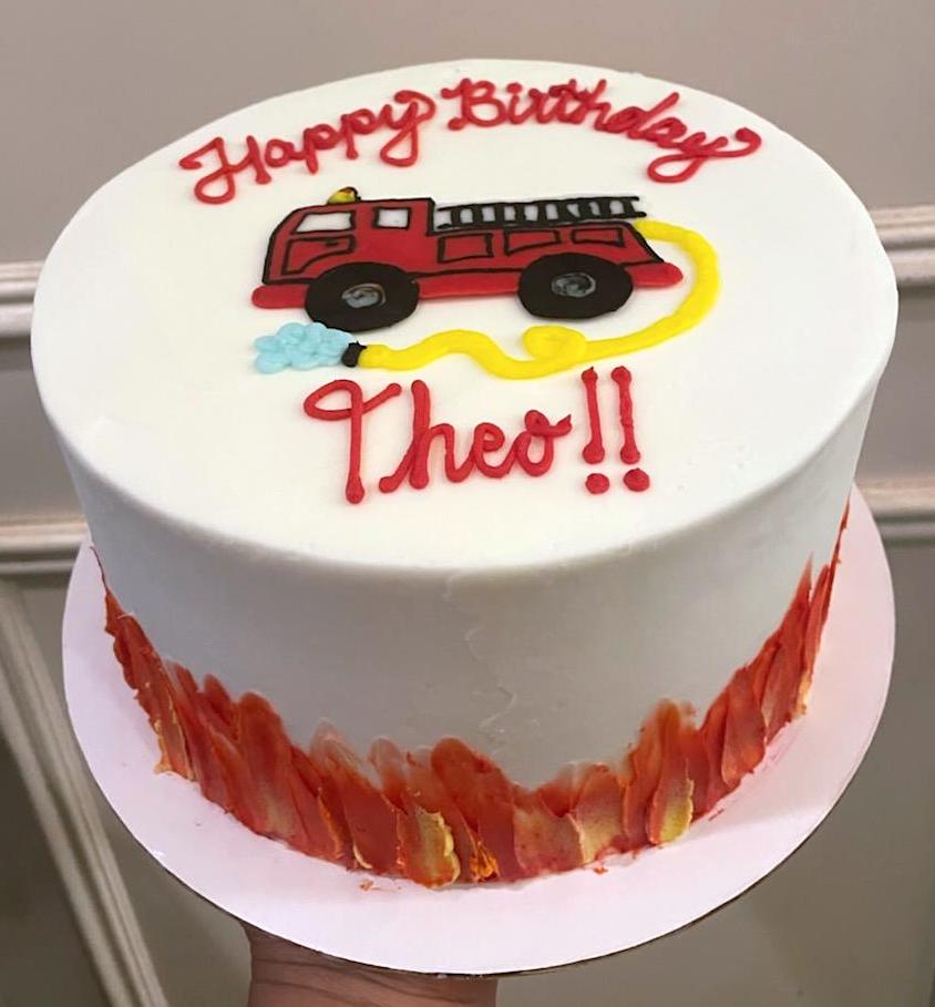 Hand-Drawn Cake
