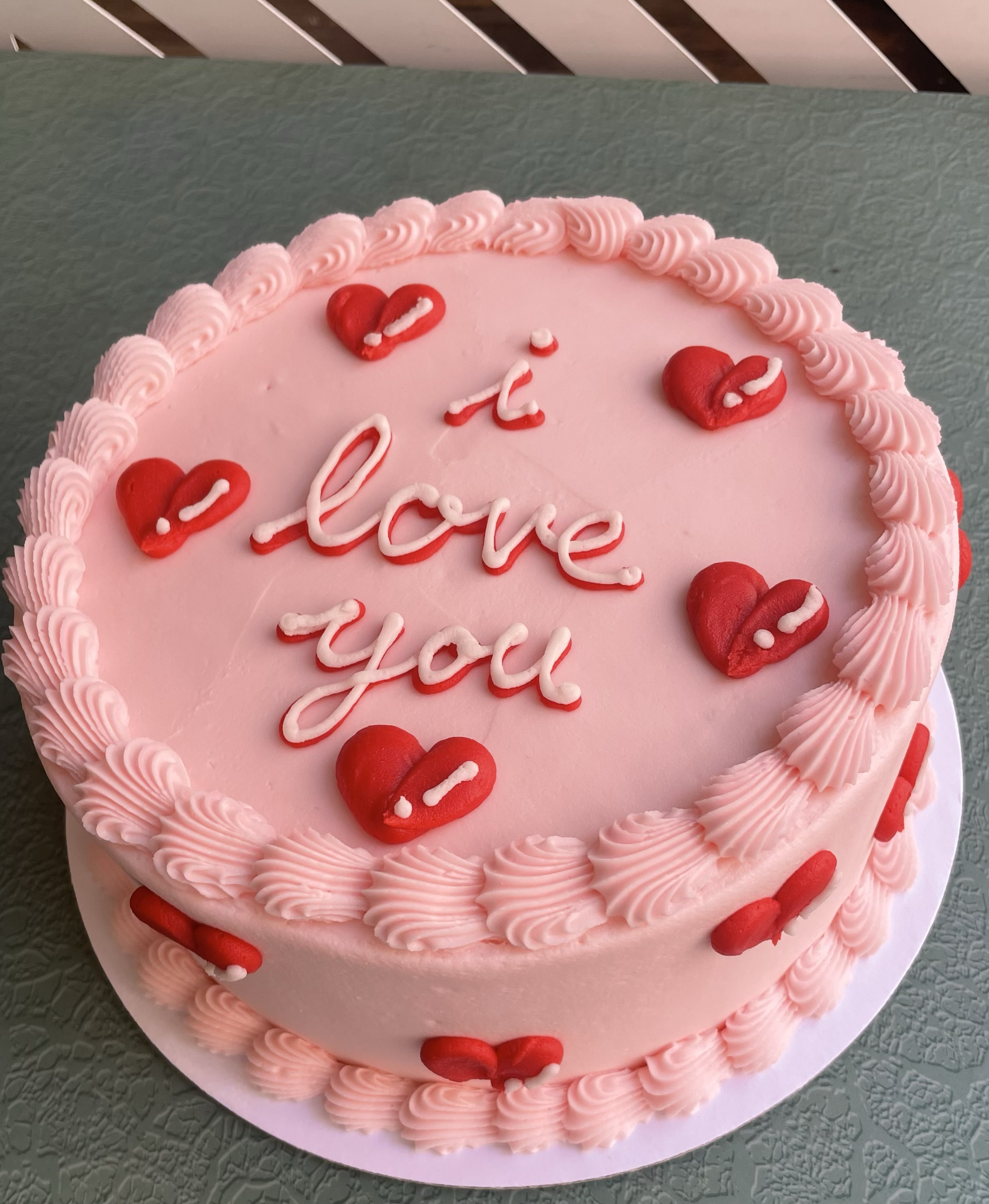 Bubble Heart Cake
