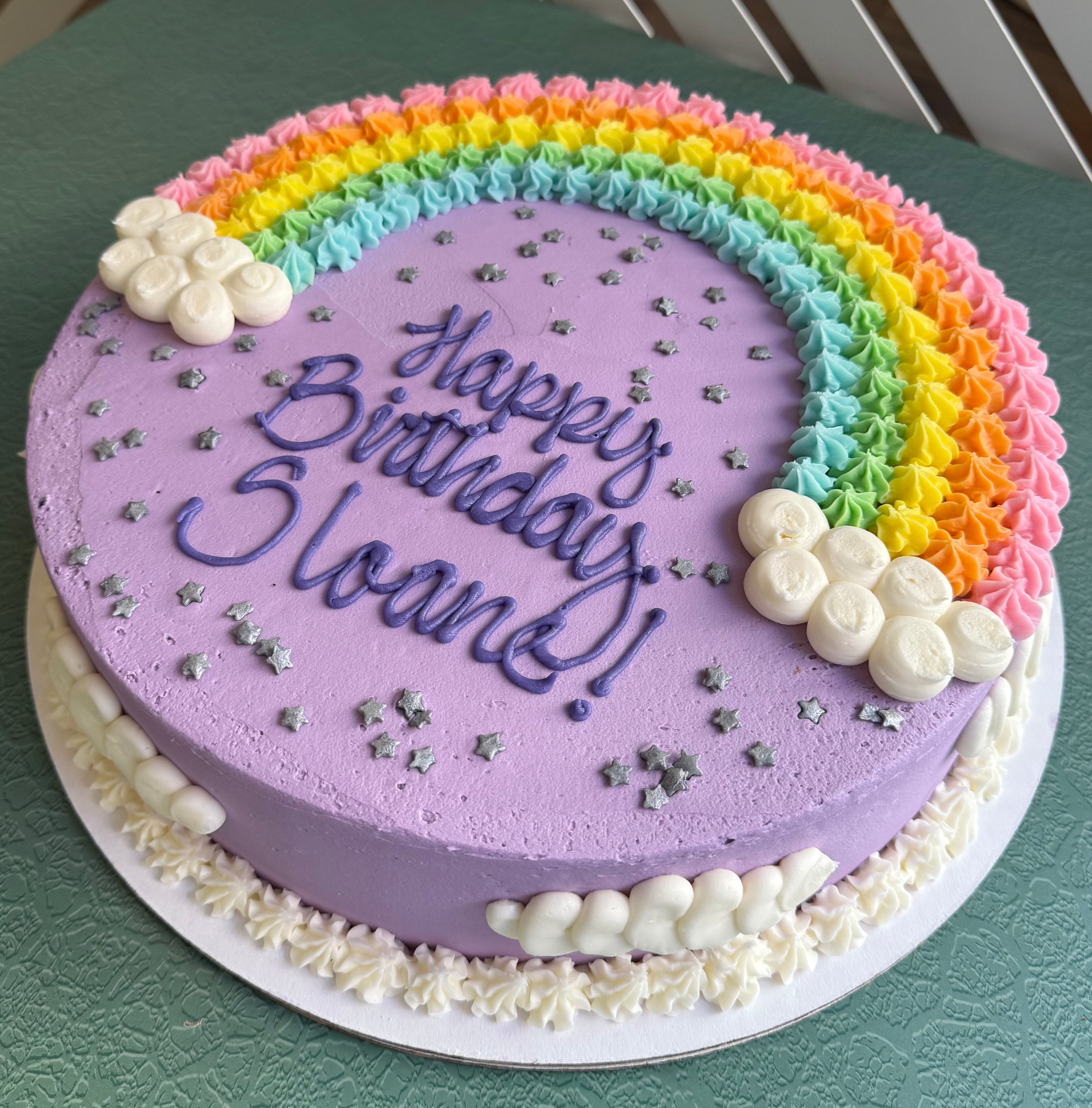 Rainbow Delight Cake