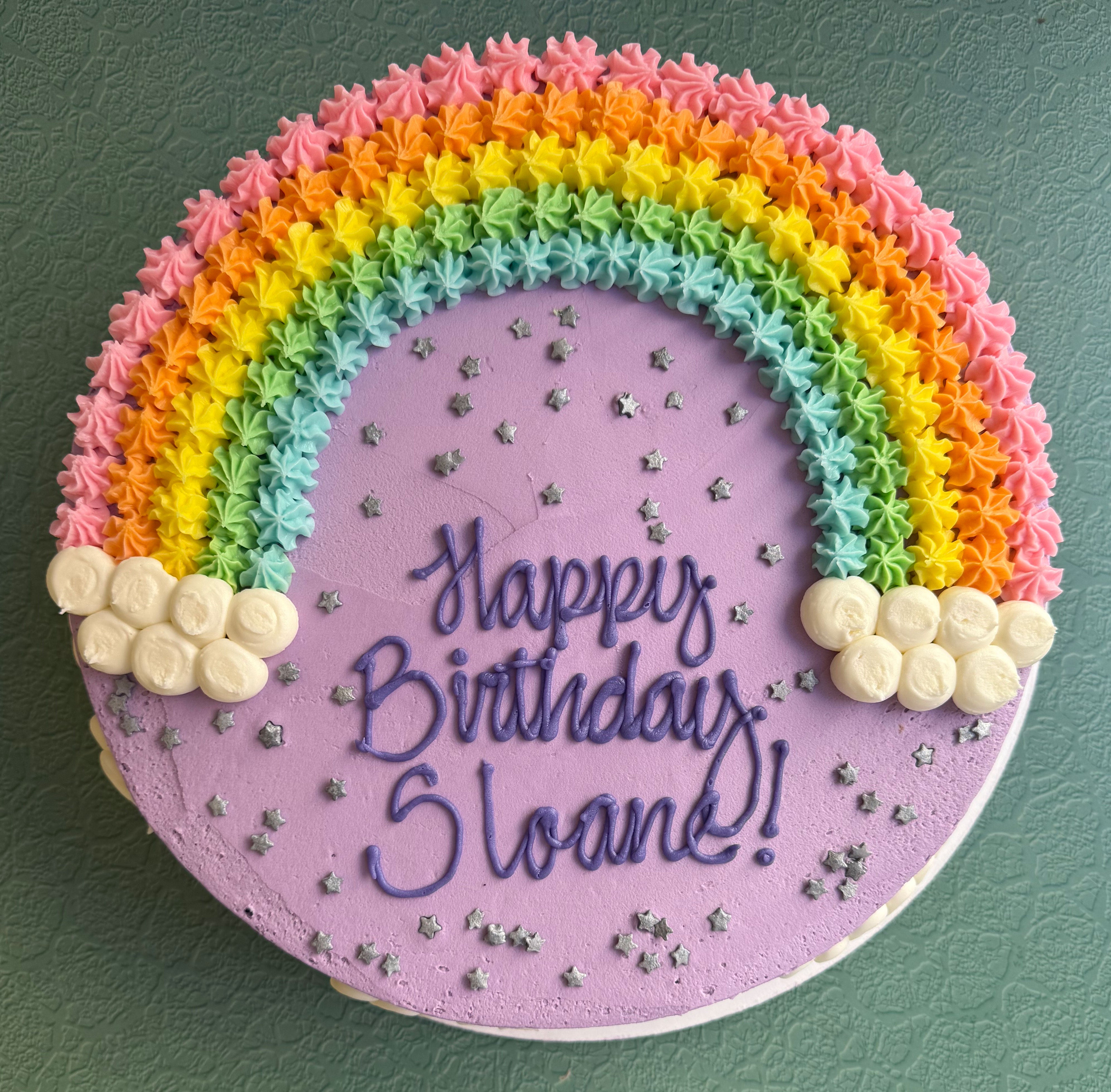 Rainbow Delight Cake