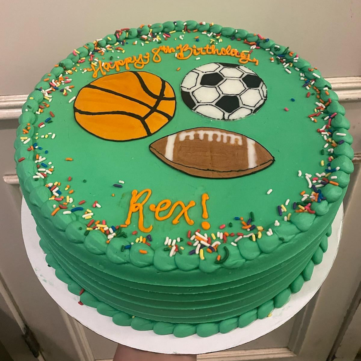 Hand-Drawn Cake