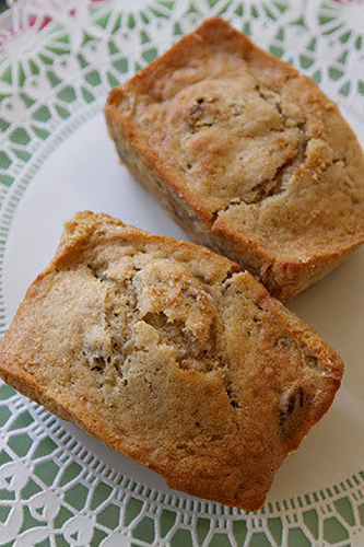 Banana Bread Mini Loaves - A Night Owl Blog