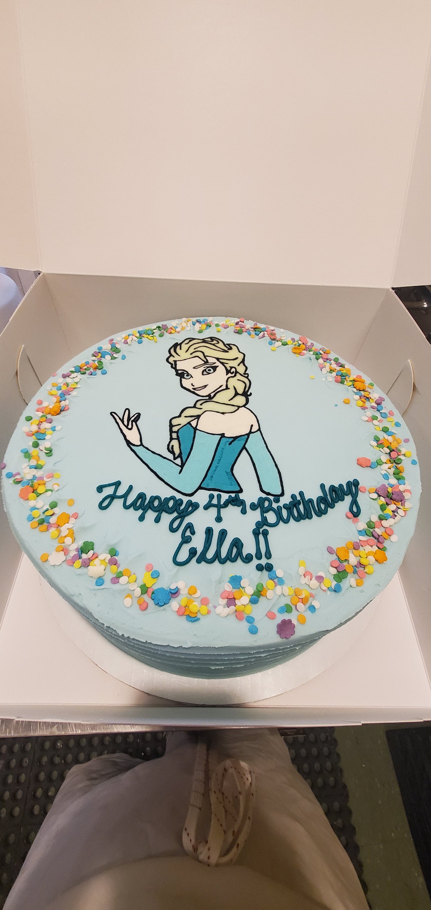 Hand-Drawn Image Cake