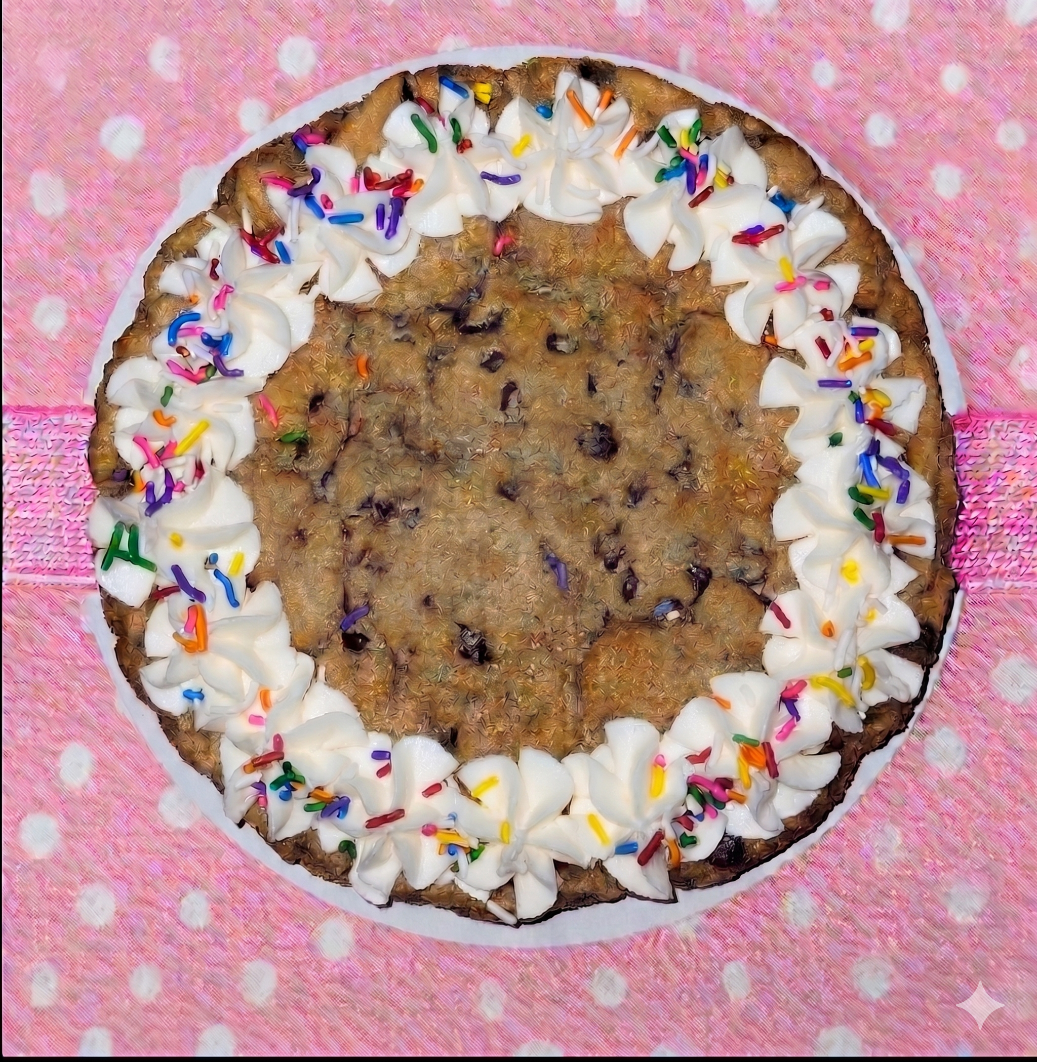 Chocolate Chip Cookie Cake