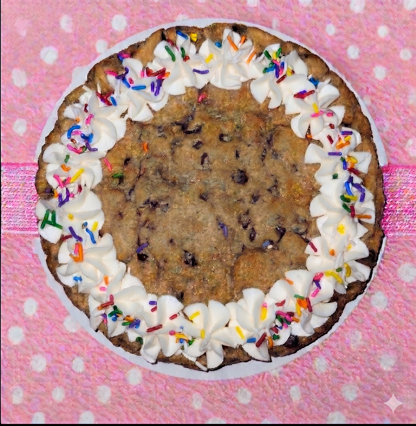 Chocolate Chip Cookie Cake