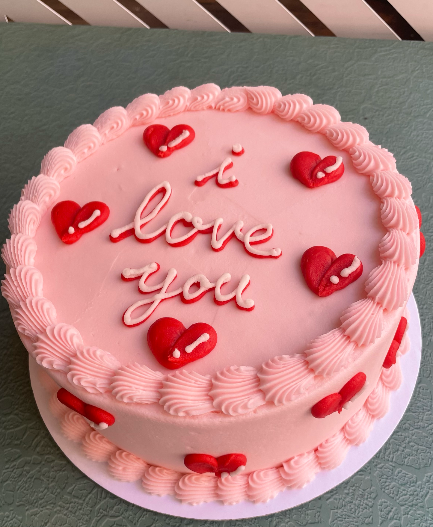 Bubble Heart Cake