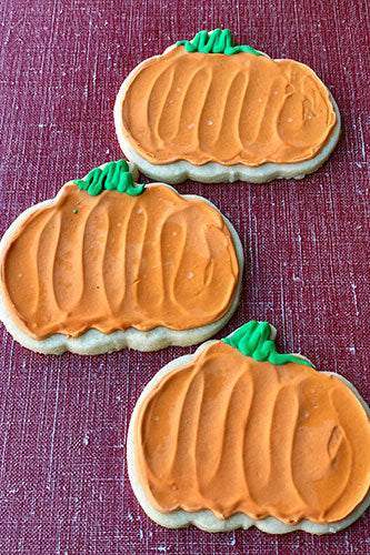 Pumpkin Sugar Cookie