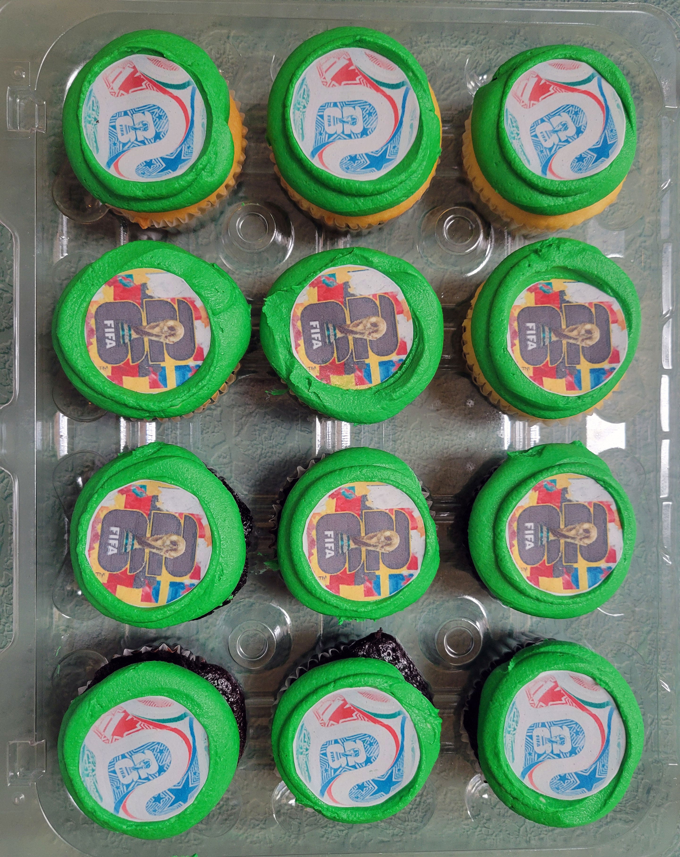 World Cup Cupcakes