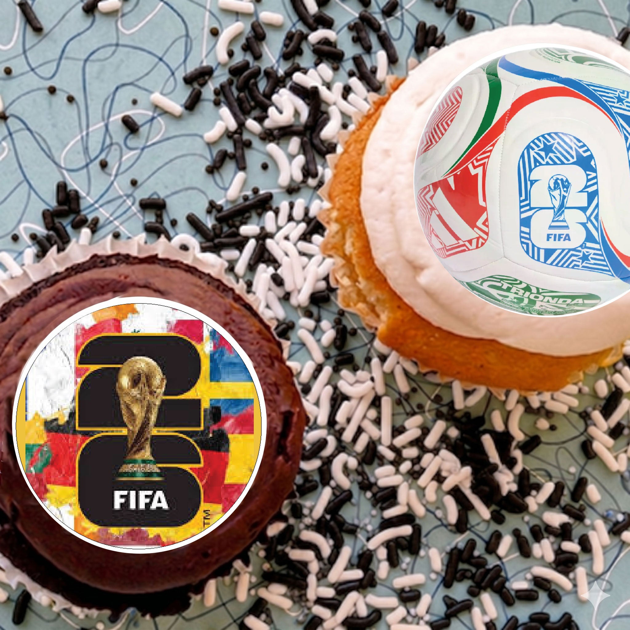 World Cup Cupcakes