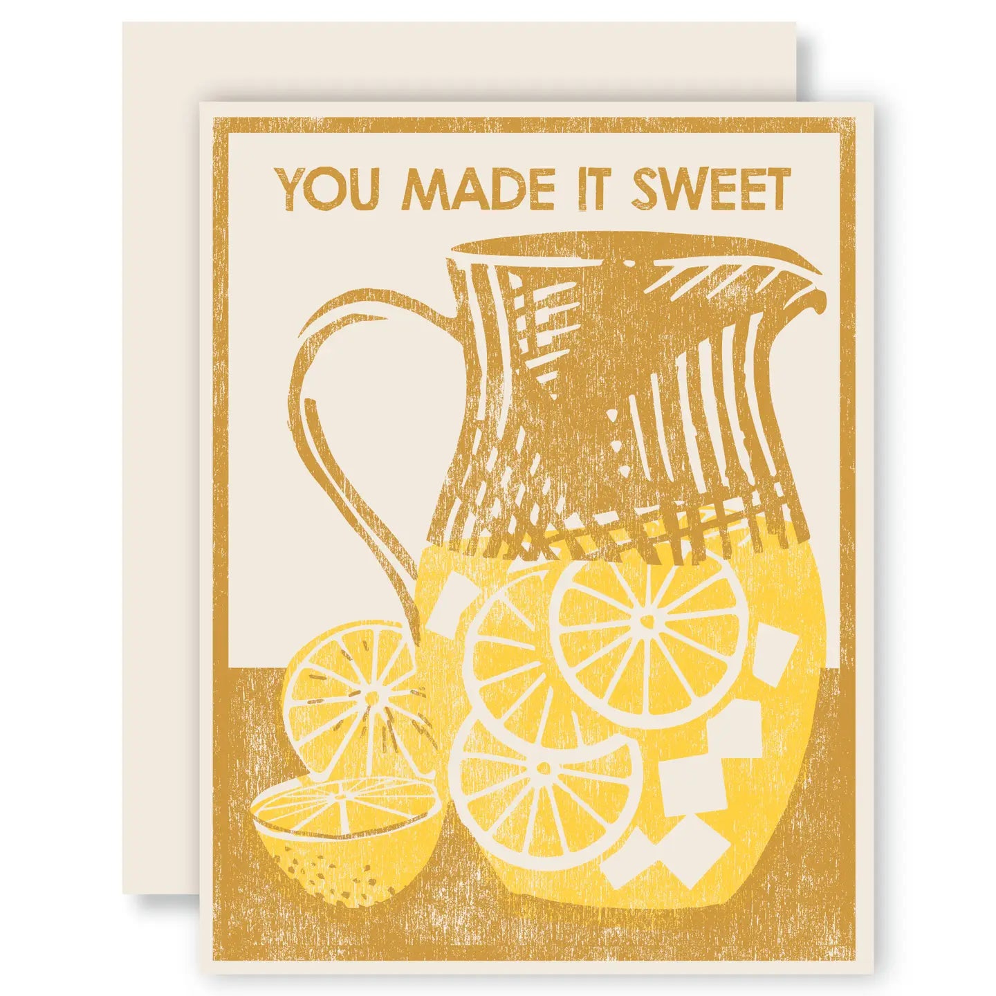 Letterpress Greeting Card