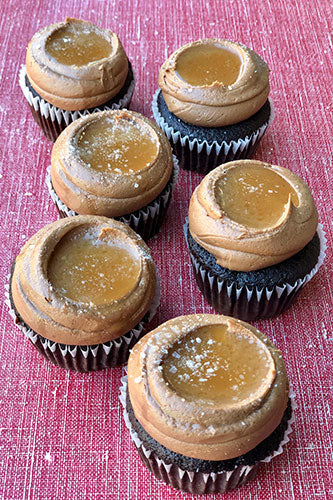 Bourbon Salted Caramel Cupcake