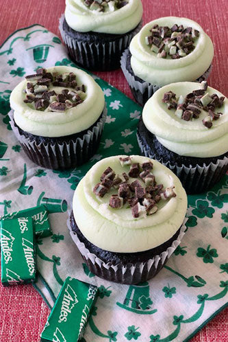 Chocolate Mint Cupcake