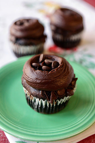 Gluten-Free Vegan Chocolate Chip Cupcake