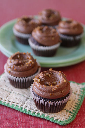 Hazelnut Praline Cupcake