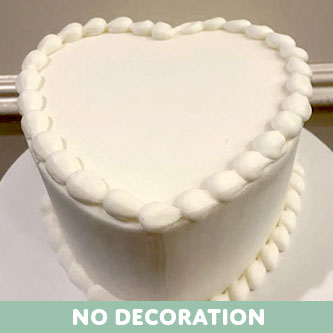 Red & White Heart Cake – SahniBakery