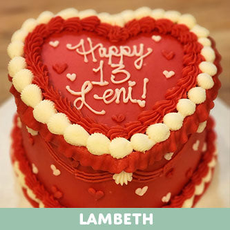 Pink and red theme heart cake vintage design inspo | Vintage birthday cakes,  Pretty birthday cakes, Pink birthday cakes